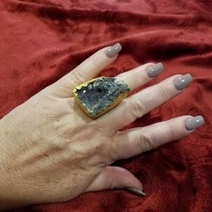 Farmer's Market ~ Amethyst Drusy Ring